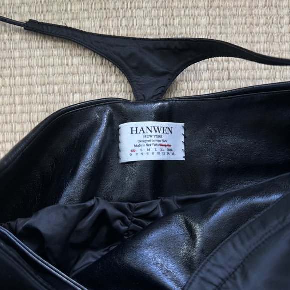 Hanwen Studio Faux Leather Skirt XXS - Picture 5 of 6